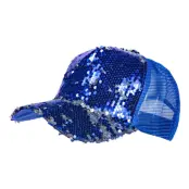 Paljettkeps Blå - One size
