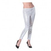 Paljettleggings Silver - Small