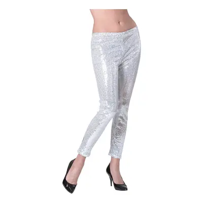 Paljettleggings Silver - Small