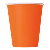 Pappersmuggar Orange - 8-pack