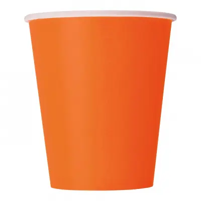 Pappersmuggar Orange - 8-pack