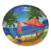 Papperstallrikar Hawaii Beach - 8-pack