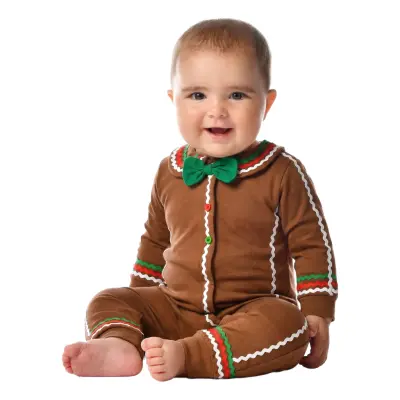 Pepparkaksgubbe Bebis Maskeraddräkt - One size