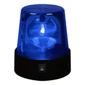 Polislampa Blå