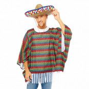 Mexikansk Poncho - One size