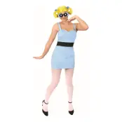 Powerpuffpinglorna Bubblan Maskeraddräkt - X-Small