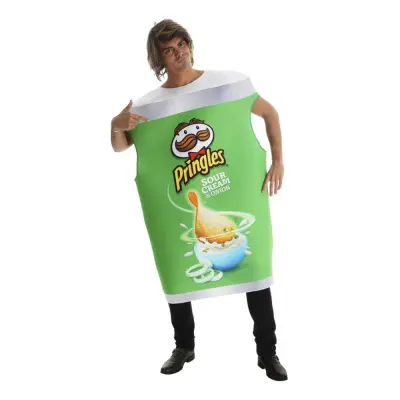 Pringles Sour Cream & Onion Maskeraddräkt - One Size