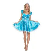 Prinsessklänning Blå Maskeraddräkt - Medium/Large