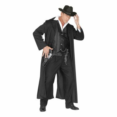 Prisjägare Svart Maskeraddräkt - Medium