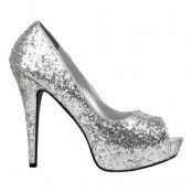 Pumps Silver/Glitter - 37