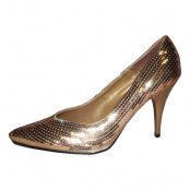 Pumps Paljett Guld - 36-37