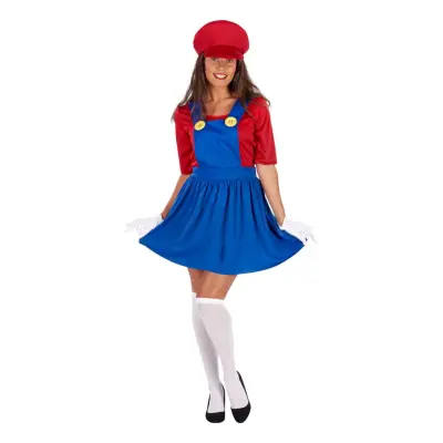 Rörmokartjej Röd Maskeraddräkt - Small