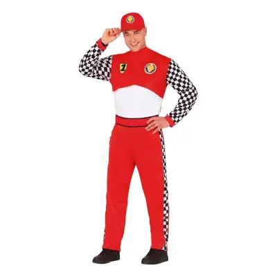 Racerförare Maskeraddräkt - Large