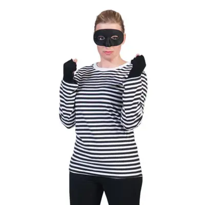 Randig Tröja Svart/Vit - Medium