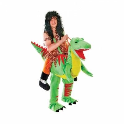 Ridande Dinosaurie Maskeraddräkt - One size