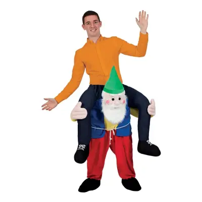 Carry Me Trädgårdstomte Maskeraddräkt - One size