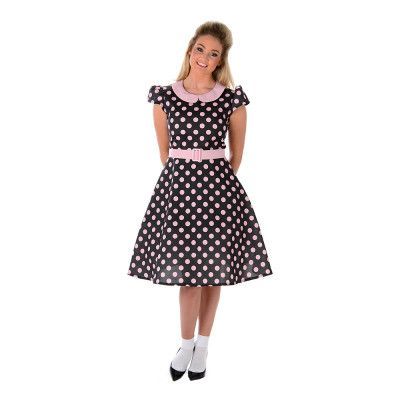 Rock and Roll Dam Maskeraddräkt - Small