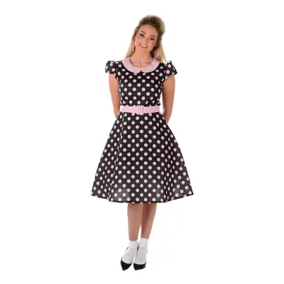 Rock and Roll Dam Maskeraddräkt - Medium