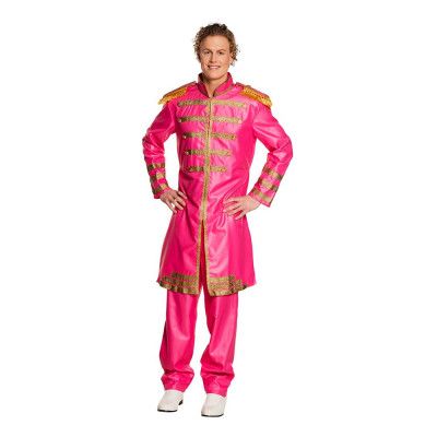 Rosa Sergeant Pop Maskeraddräkt - XX-Large