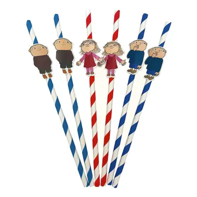 Papperssugrör Alfons Åberg - 16-pack