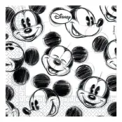Servetter Musse Pigg Retro - 25-pack