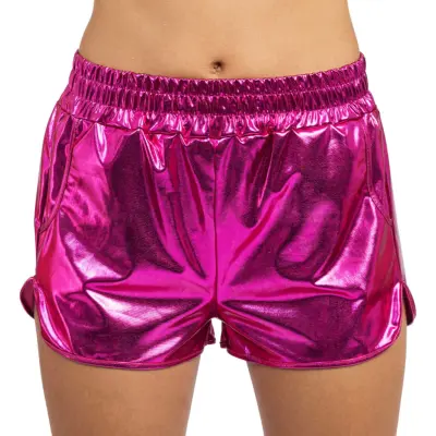Shorts Metallic Rosa - Medium