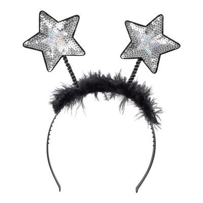 Silver Tiara med Stjärnor - One size