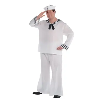 Sjöman Plus-size Maskeraddräkt - Plus size