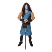 Skotsk Krigare Maskeraddräkt - Standard