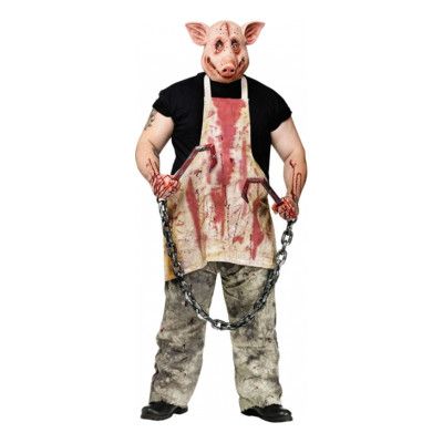 Slaktargris Maskeraddräkt - One size