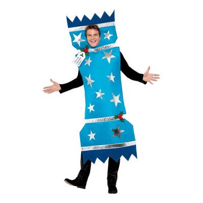 Smällkaramell Blå Maskeraddräkt - Medium