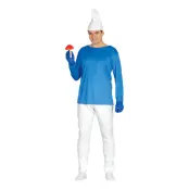 Smurf Maskeraddräkt - Medium