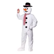 Snögubbe Maskot Maskeraddräkt - One size