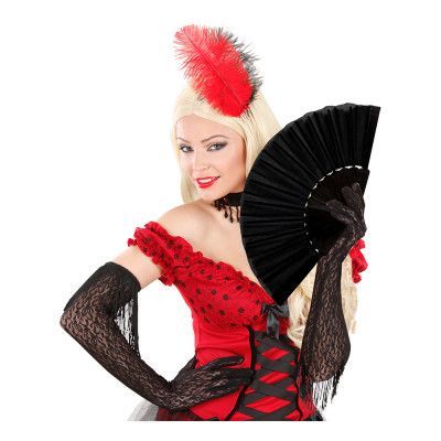 Solfjäder Matt Svart