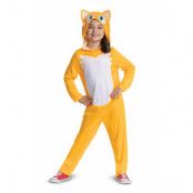 Sonic Tails Utklädning Jumpsuit : Model - S (4-6 år)