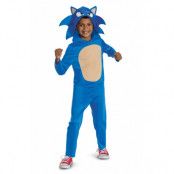 Sonic Utklädning Jumpsuit : Model - M (7-8 år)