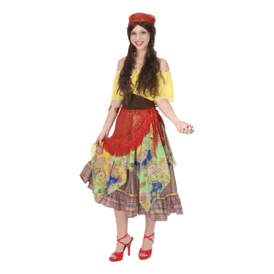 Spådam Maskeraddräkt - X-Large