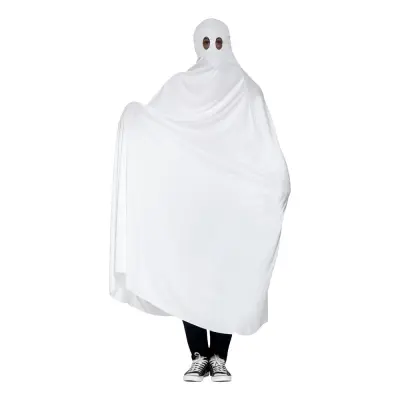 Spöke Vitt Maskeraddräkt - One size