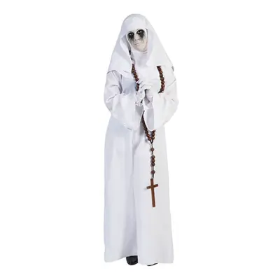 Spöknunna Vit Maskeraddräkt - Medium