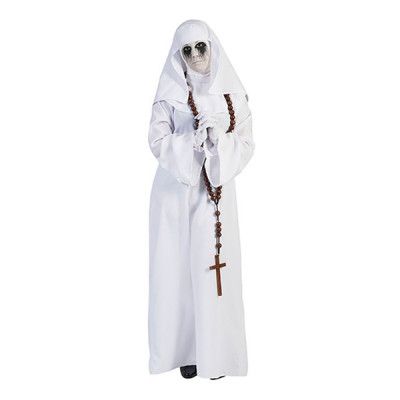 Spöknunna Vit Maskeraddräkt - Small