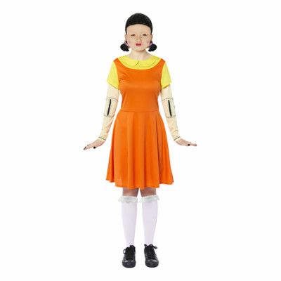 Squid Game Docka Deluxe Maskeraddräkt - Medium