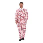 St George Englands Flagga Kostym Maskeraddräkt - X-Large