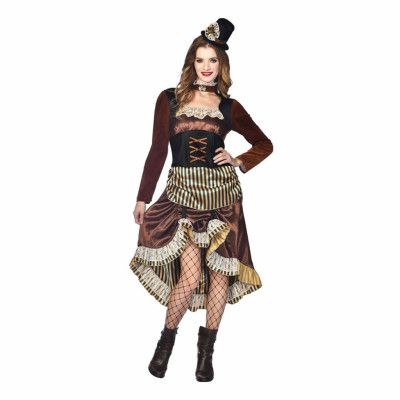 Steampunk Dam Maskeraddräkt - Medium/Large