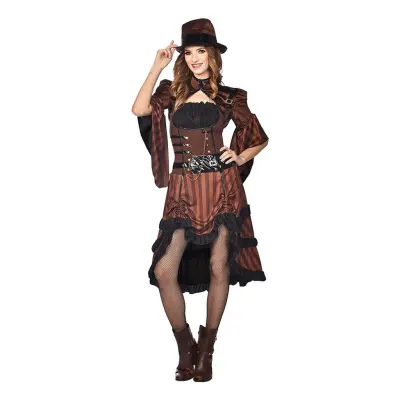 Steampunk Klänning Maskeraddräkt - X-Large