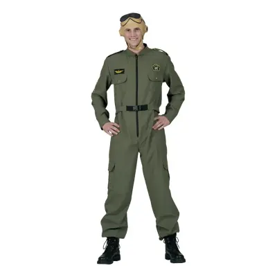 Stridspilot Maskeraddräkt - Large