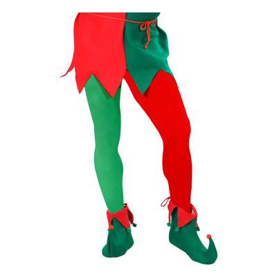 Strumpbyxor Röd/Grön - X-Large