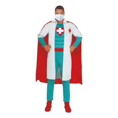 Superdoktor Man Maskeraddräkt - Large