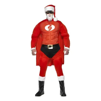 Supertomten Maskeraddräkt - Medium