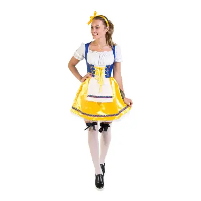 Sverigeklänning Budget Maskeraddräkt - Large