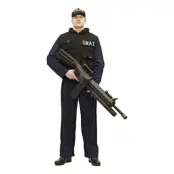 SWAT Polisman Maskeraddräkt - Standard